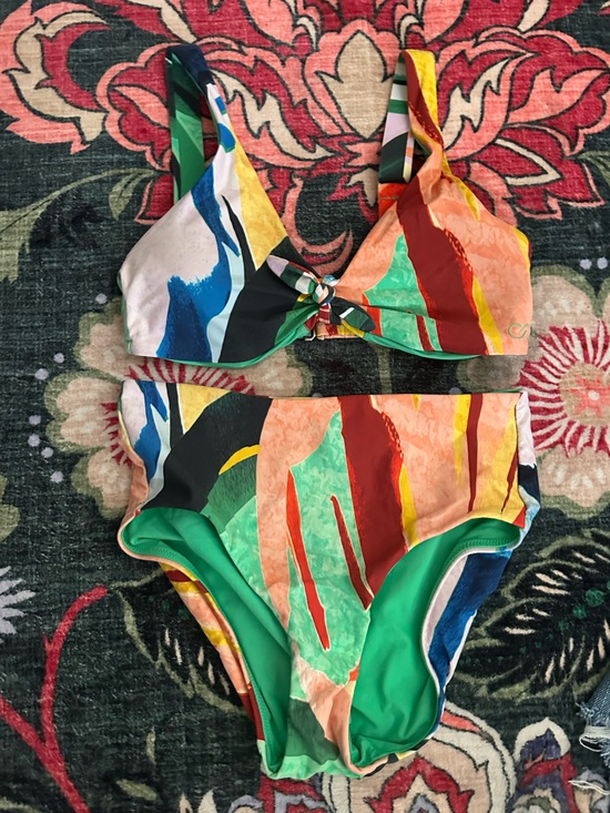 Alia Other - 🌈 CALIA Abstract Print Bikini Set Size Small